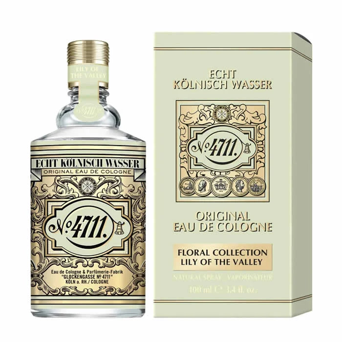 4711 Lily of the Valley Eau de Cologne Spray 100 ml Parfum floral frais pour femme
