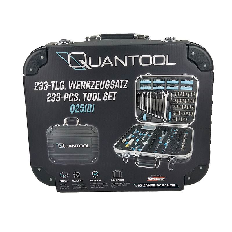Brudermannesmann Quantool Gereedschapsset 233 Delig - Crv Staal
