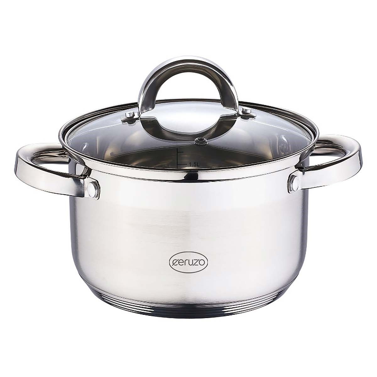 Ceruzo Kookpan - Rvs - Ø 20 Cm - H 12.5 Cm - 3.6 L - Alle Warmtebronnen