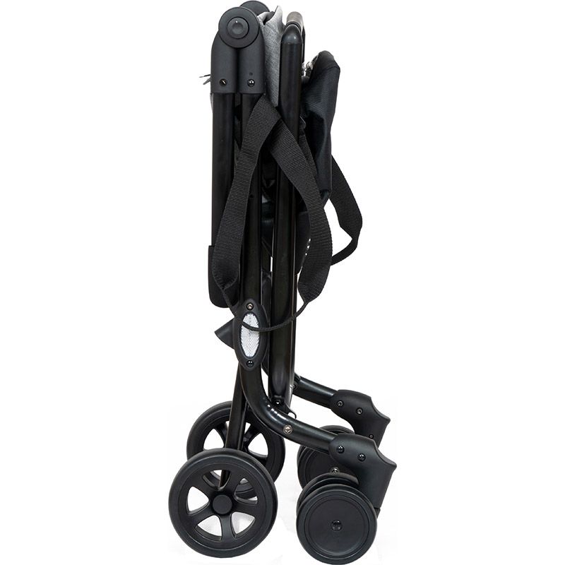 Ceruzo By Playmarket Easy Go Boodschappentrolley - Zwart-Grijs