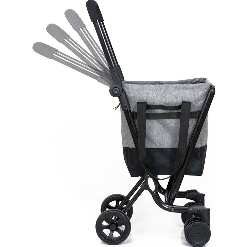 Ceruzo By Playmarket Easy Go Boodschappentrolley - Zwart-Groen