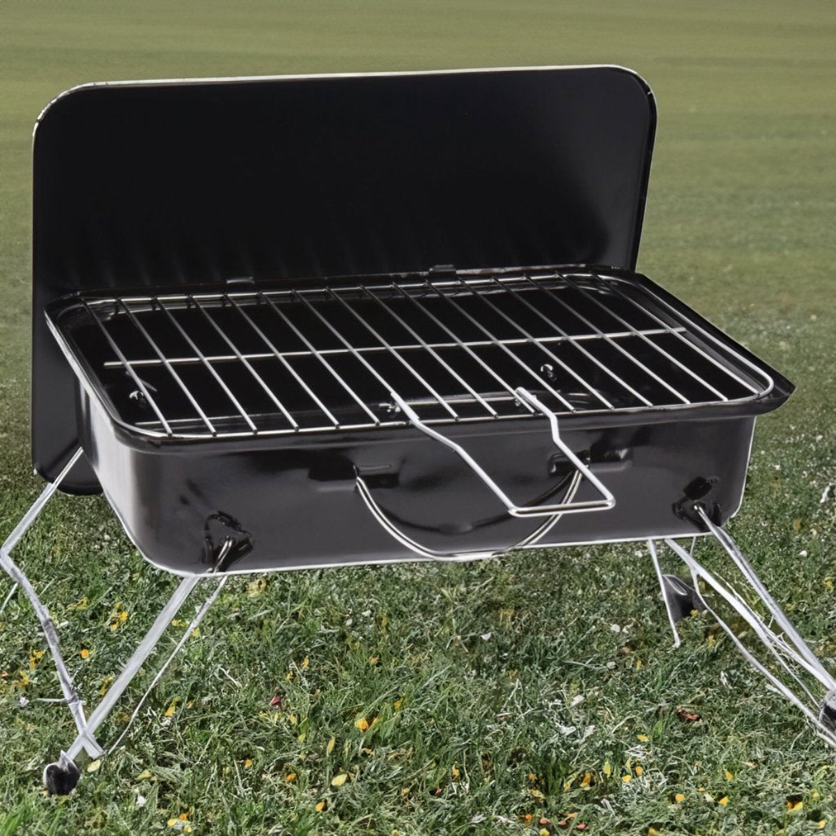Portable Table Barbecue Compact 35x25 cm Grill for Outdoor Cooking