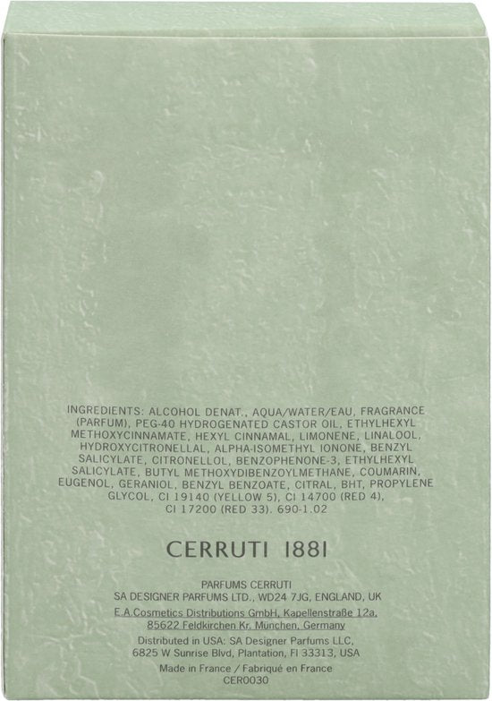 Cerruti 1881 Eau De Toilette 100ml for Men