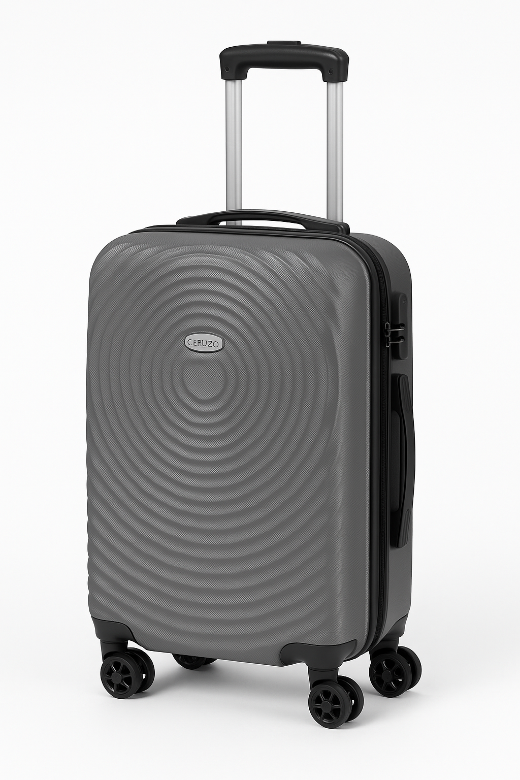 Valise cabine Ceruzo légère de 51,5 cm – Gris