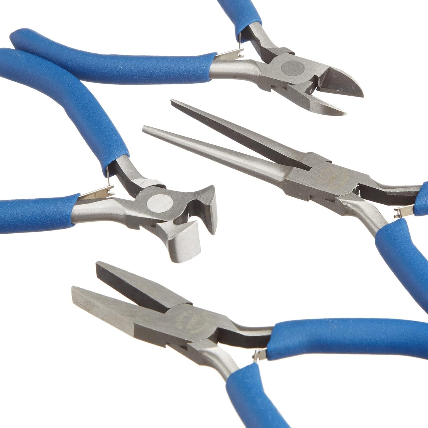 Mannesmann 10808 8 Piece Set of Electroplated Clamps Mini Pliers
