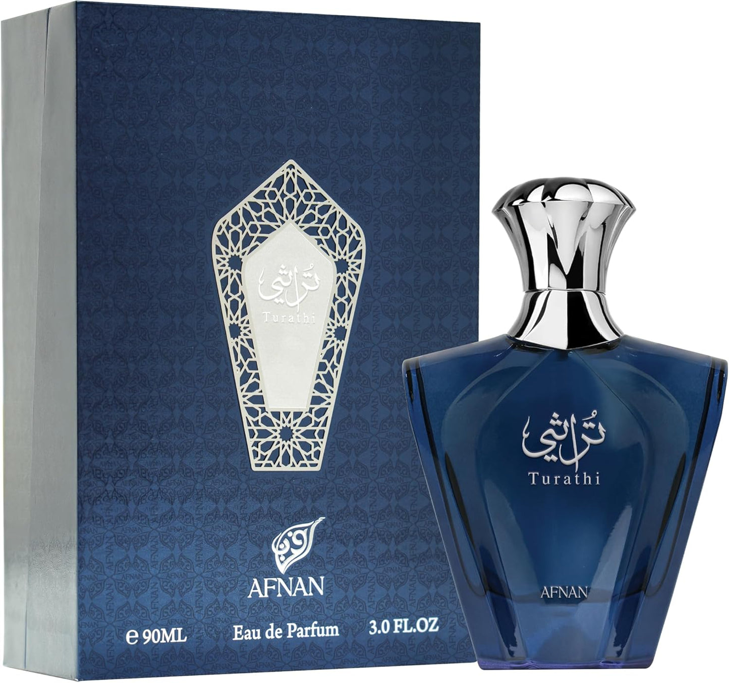 Afnan Turathi Blue Eau de Parfum Spray – 90 ml Men’s Fragrance