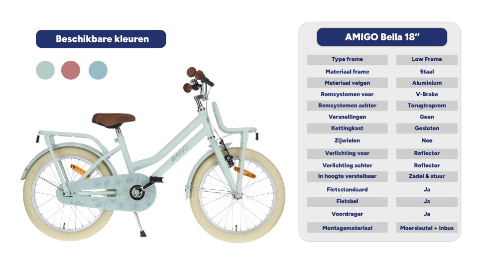 Amigo Bella Girls Coaster Brake