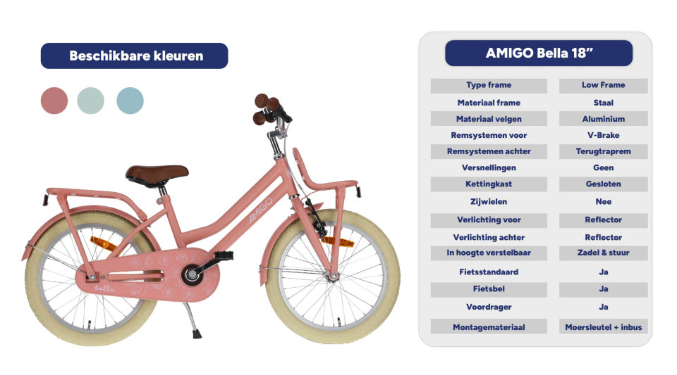 Amigo Bella Girls Coaster Brake