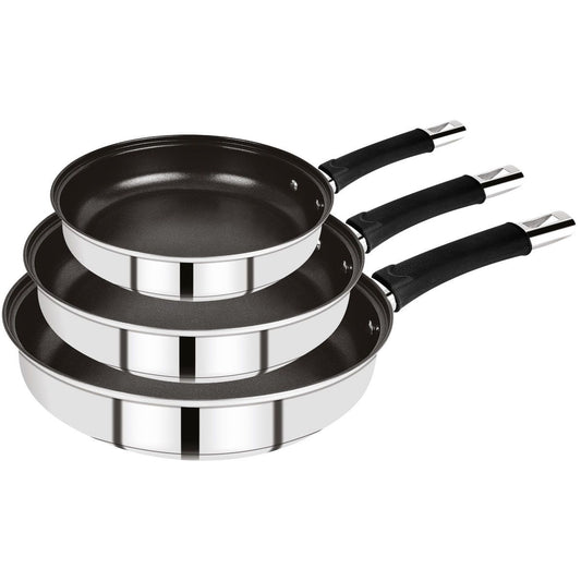 Bergner Koekenpannenset Alena - 3 - Delig - Rvs - Inductie - Afanaya