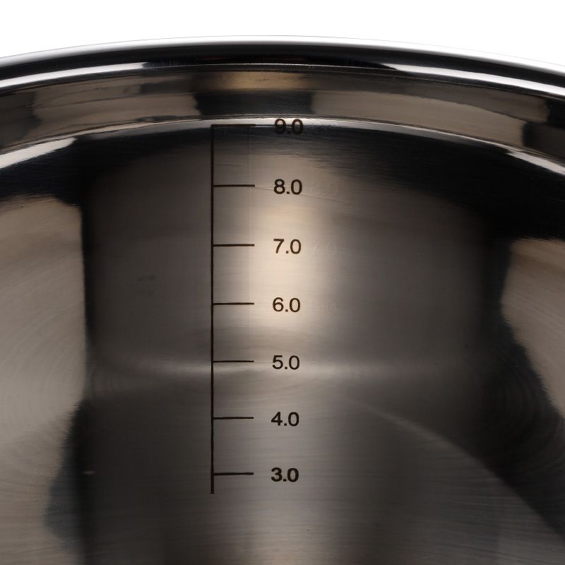 Bergner Midnight Rvs Soeppan Met Deksel - Inductie - 28Cm - 9.5L - Afanaya