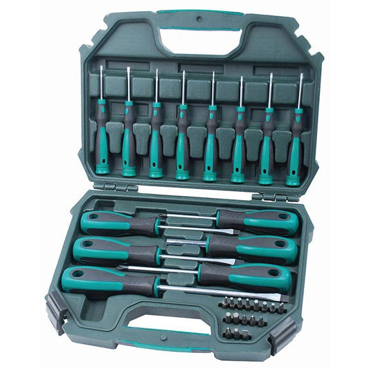 Brudermannesmann Brüder Mannesmann Schroevendraaier - En Bitset In Koffer - 30 - Delig - Afanaya