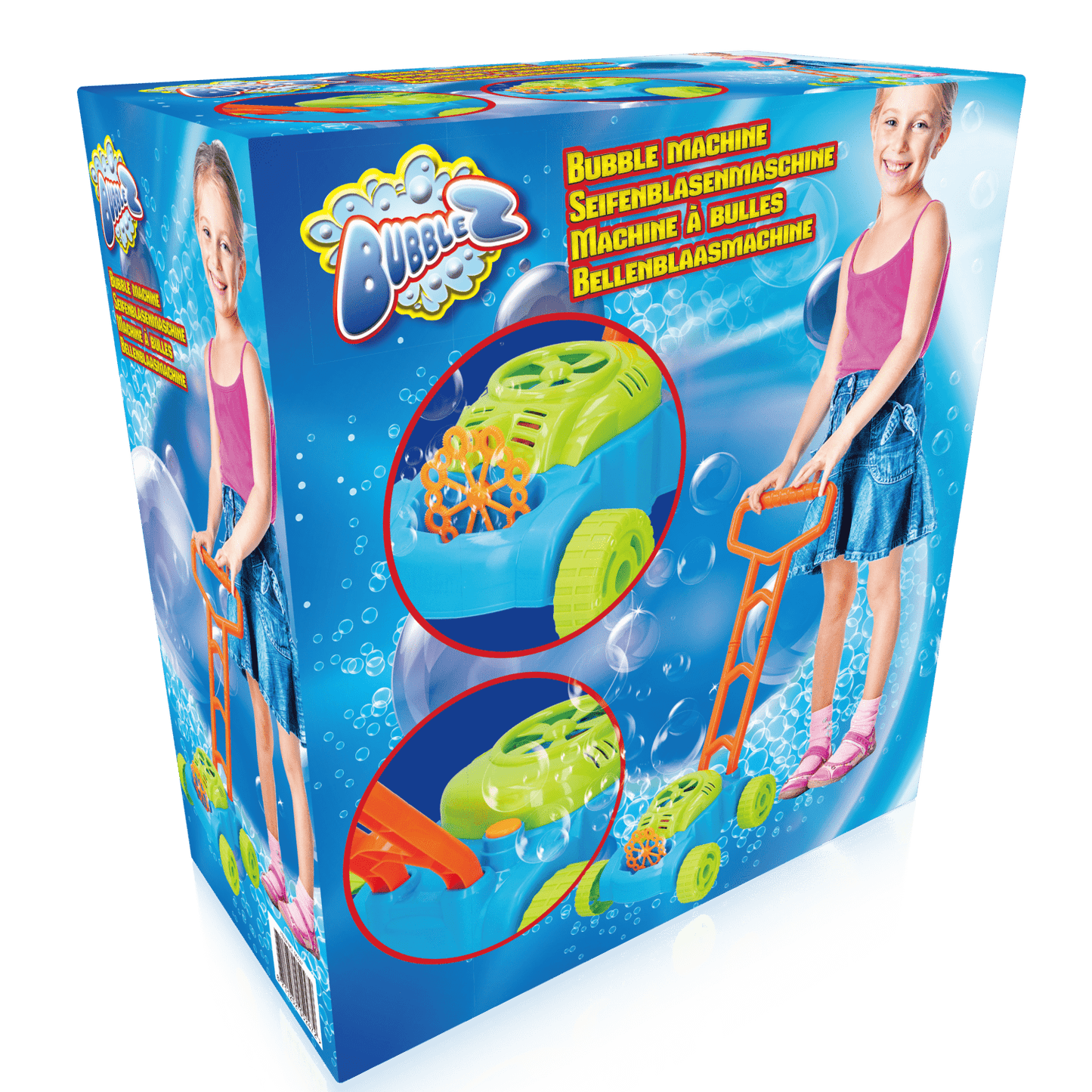 Bubble Machine Lawn Mower B/O - Afanaya