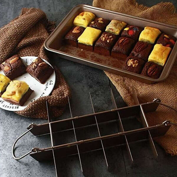 CakeyBakey Non - Stick Cake Baking pan with dividers - Afanaya