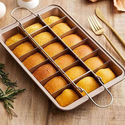 CakeyBakey Non - Stick Cake Baking pan with dividers - Afanaya