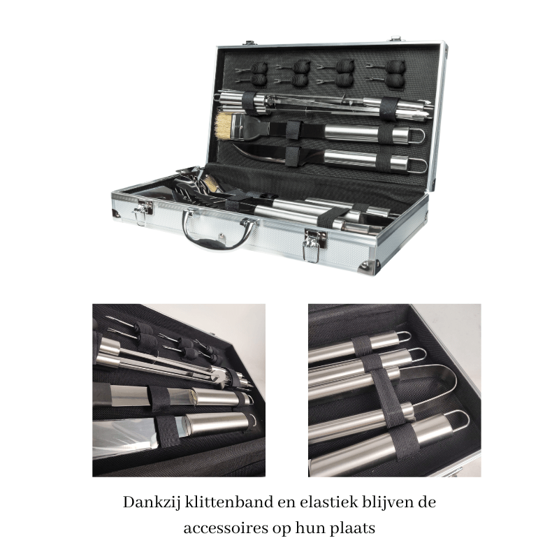 Ceruzo Luxury BBQ Tools Set – Premium Barbecue Accessories Kit for Outdoor Grilling - Afanaya