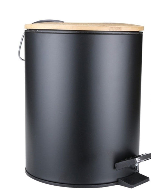 Ceruzo Prullenbak - 5 Liter - Zwart - Afanaya