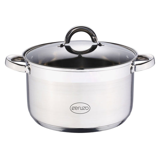 Cooking Pot Stainless Steel for All Heat Sources - Afanaya