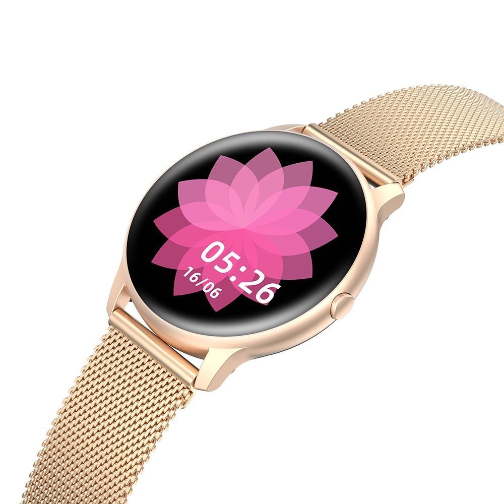 G. Rossi Women’s Smartwatch SW015 - 4 Rose Gold Fitness Tracker Heart Rate & Notifications - Afanaya