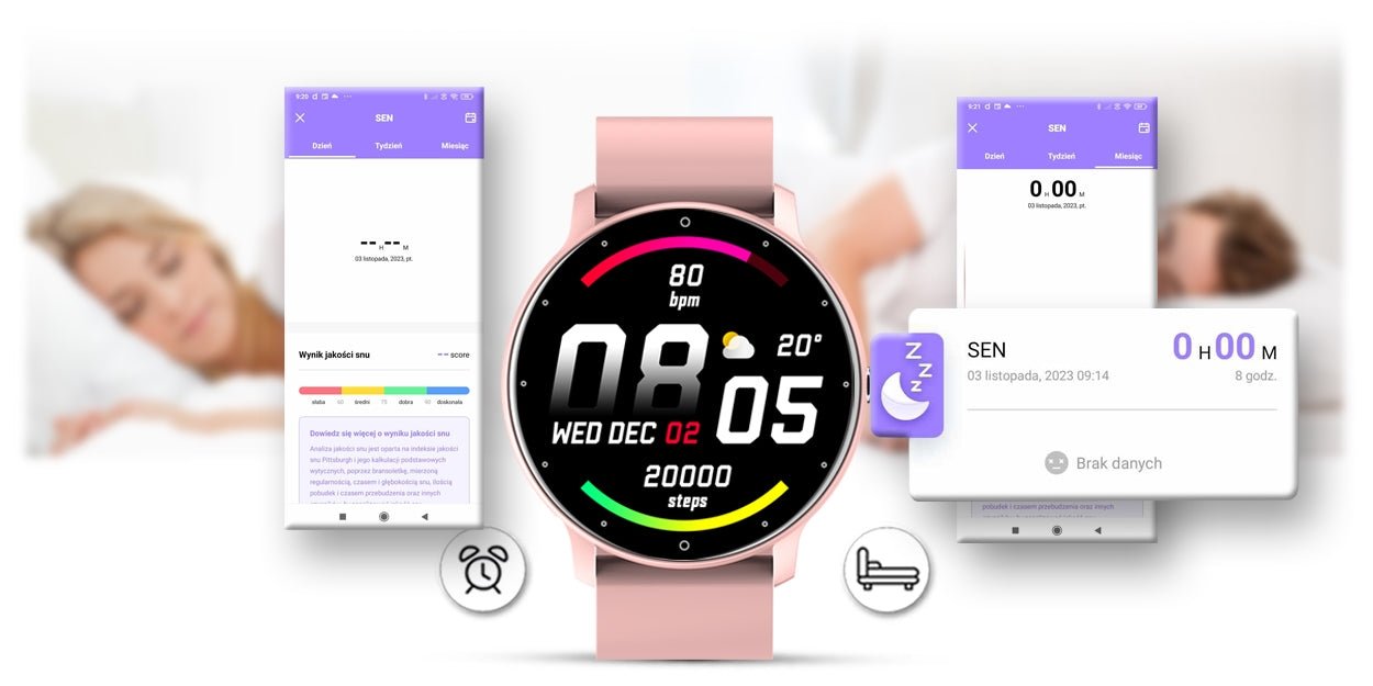 Gravity GT1 - 1 Women’s Smartwatch Elegant Design Fitness Tracker with Heart Rate Sleep & Notifications - Afanaya