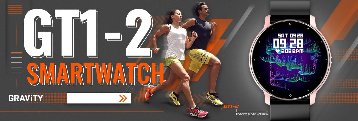 Gravity GT1 - 2 Women’s Smartwatch – Elegant Fitness & Health Tracker - Afanaya