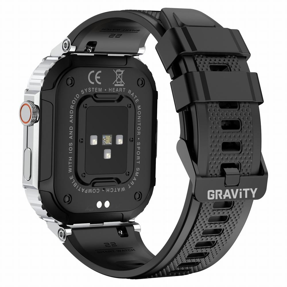 Gravity GT6 - 5 Smartwatch 1.32" HD Display Fitness Tracker with Heart Rate Sleep Monitor - Afanaya