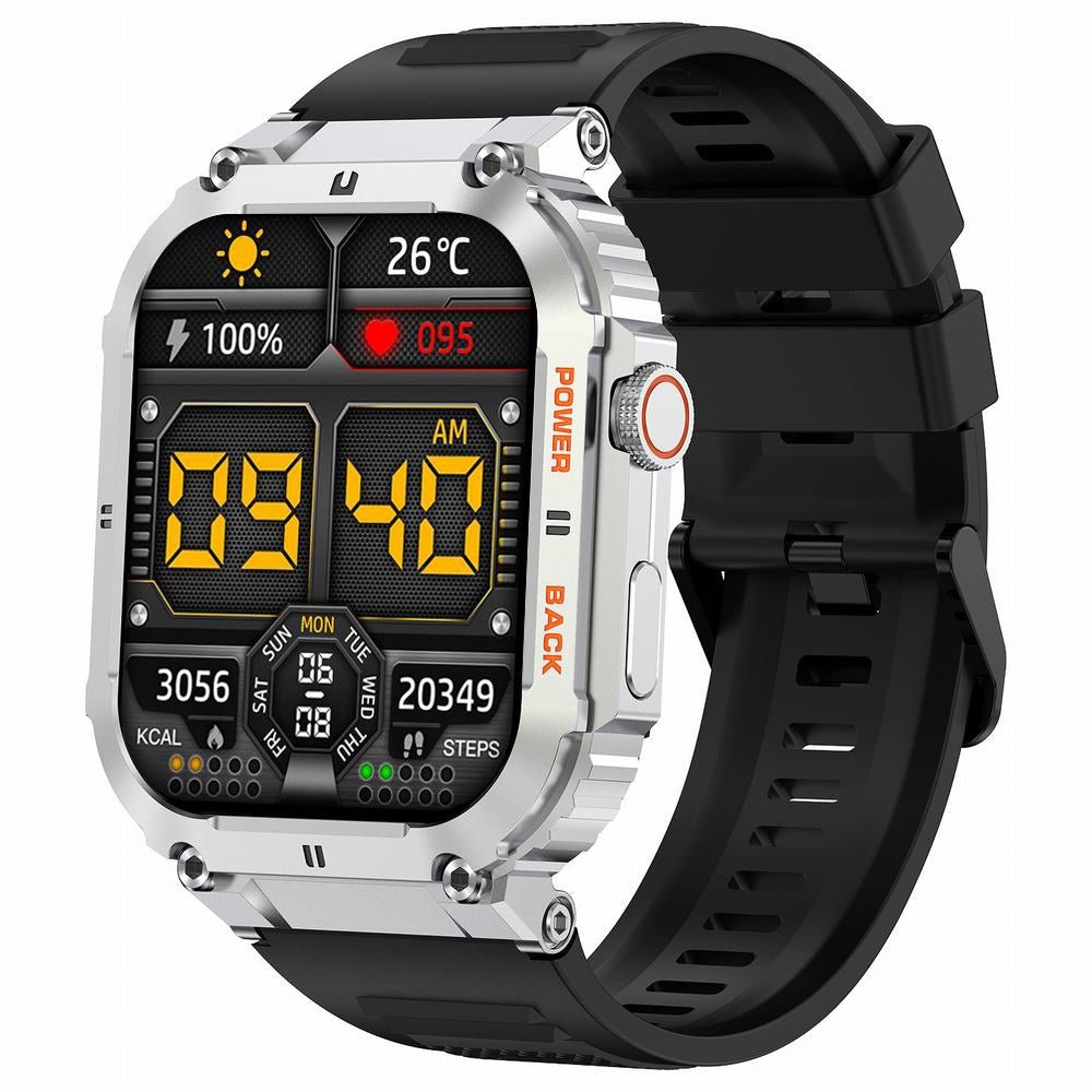 Gravity GT6 - 5 Smartwatch 1.32" HD Display Fitness Tracker with Heart Rate Sleep Monitor - Afanaya