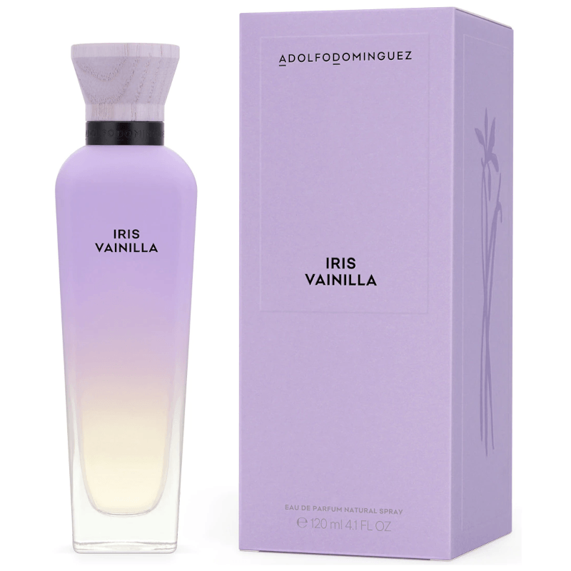 Adolfo Dominguez Iris Vainilla Eau de Parfum Spray 120ml Floral Vanilla Perfume for Women