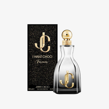 Jimmy Choo I Want Choo Forever Eau de Parfum 100 ml – Bold, Sensual Chypre - Gourmand Scent for Women - Afanaya