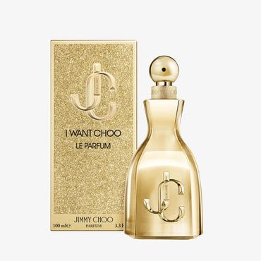 Jimmy Choo I Want Choo Le Parfum 100 ml – Glamorous Amber - Floral Woody Scent for Women - Afanaya