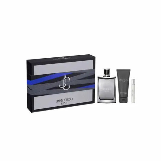 Jimmy Choo Man Eau De Toilette Vaporisateur 100ml Coffret 3 Produits - Afanaya