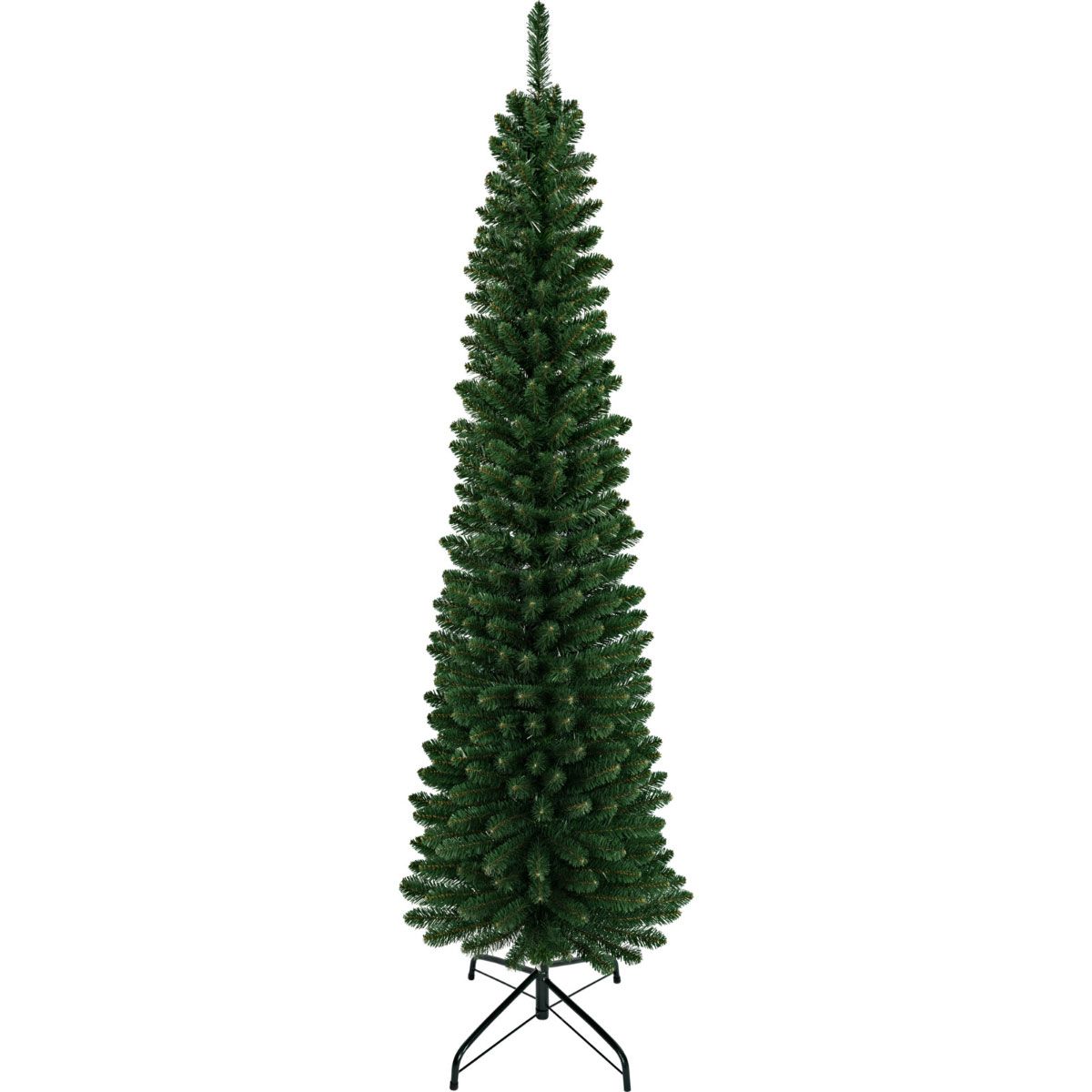 Kerstboom - Smalle Kunstkerstboom - 180 Cm - Metalen Standaard - Afanaya