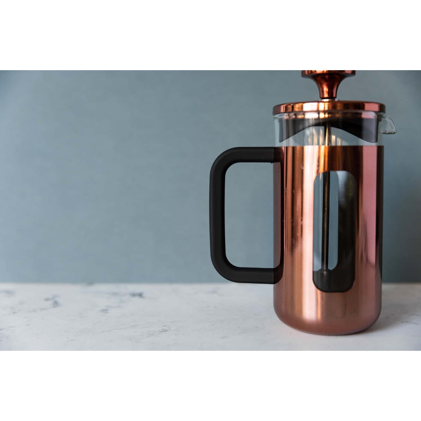 La Cafetière Pisa Coffee Maker Stainless Steel Coffee Machine 1 Liter Copper - Afanaya