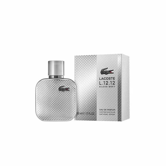 Lacoste L.12.12 Silver Grey Eau De Parfum Vaporisateur 50ml - Afanaya