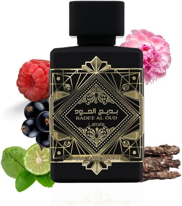Lattafa Badee Al Oud For Glory Eau de Parfum Spray 100ml – Long - Lasting Unisex Perfume - Afanaya