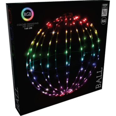 Lichtbol - Kerstverlichting - 40 Cm - Rgb Licht - 168 Led - Colour Changing - Afanaya