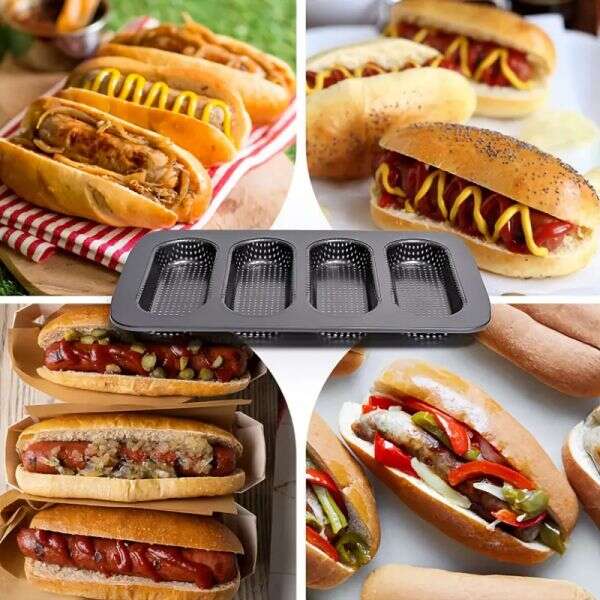 Loafy Baguette Mold Baking Non Stick Pan - Afanaya