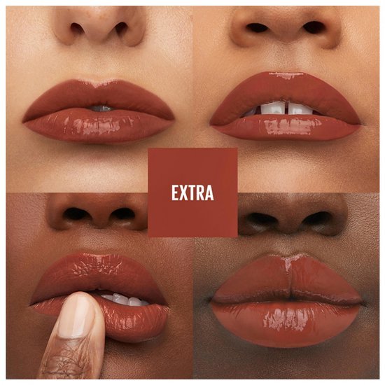 Maybelline SuperStay Vinyl Ink Liquid Lipstick 130 Extra Longwear Shine Lip Color 4.2ml - Afanaya