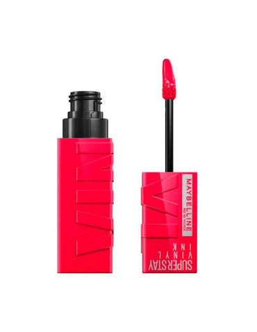 Maybelline SuperStay Vinyl Ink Liquid Lipstick 45 Capricious Longwear Shine Lip Color 4.2ml - Afanaya