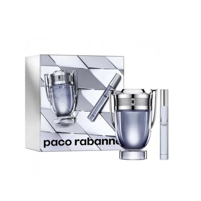 Paco Rabanne Invictus Eau De Toilette Vaporisateur 100ml Coffret 2 Produits - Afanaya