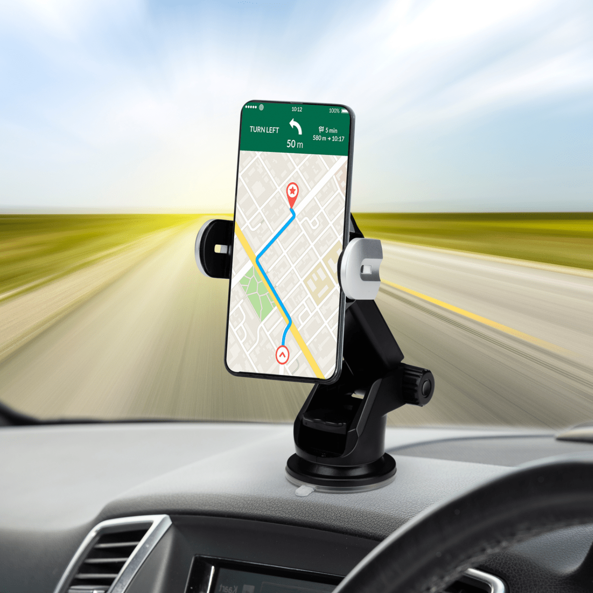 Phone Holder/Charger 10W Qi - Afanaya