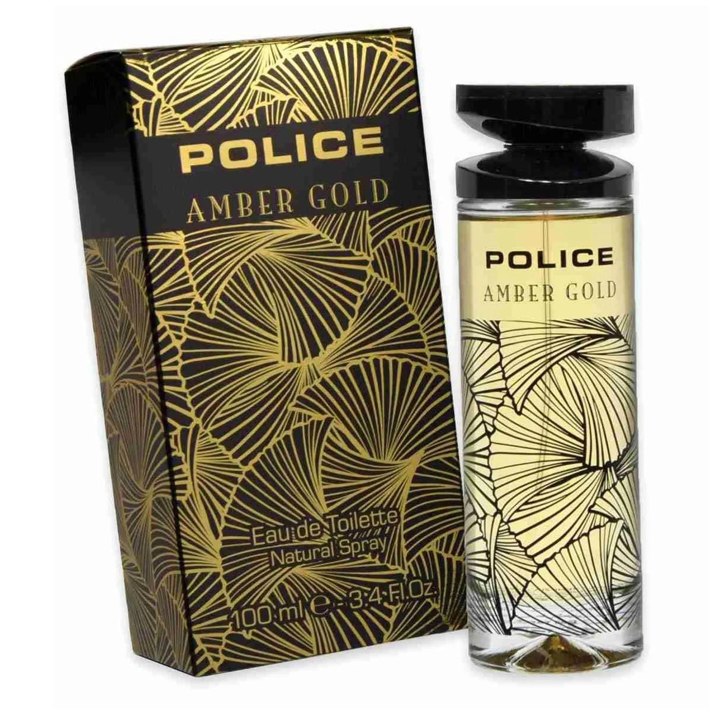 Police Amber Gold Eau De Toilette 100ml Spray - Afanaya