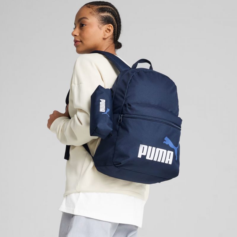 Sac à dos et trousse Puma Phase Set – Bleu marine