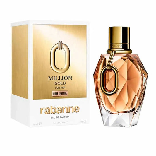 Rabanne Million Gold For Her Pure Jasmine Eau De Parfum Vaporisateur 90ml - Afanaya