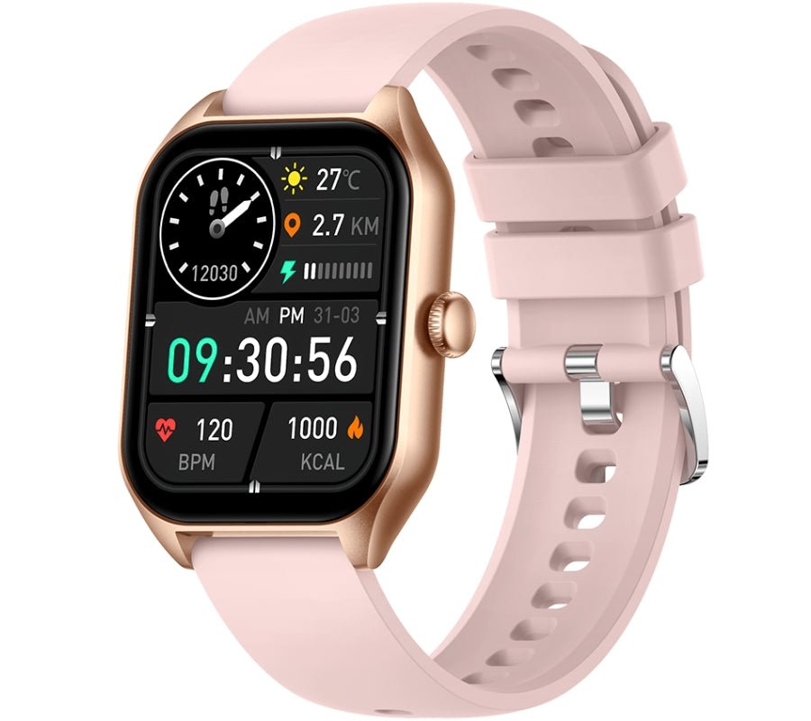 Rubicon RNCF03 - 5 Women’s Smartwatch Rose Gold Bracelet + Extra Strap - Afanaya