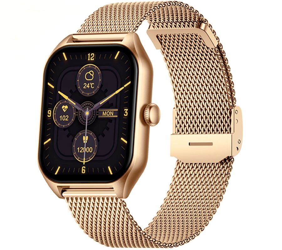 Rubicon RNCF03 - 5 Women’s Smartwatch Rose Gold Bracelet + Extra Strap - Afanaya