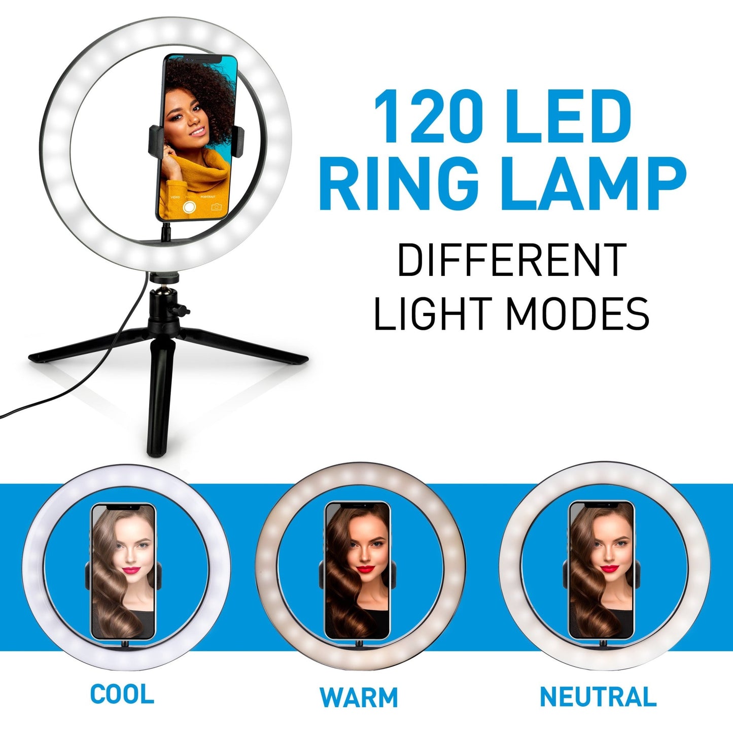 Selfie Light Ring D25Cm 120Leds - Afanaya