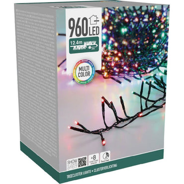 S.i.a. Treecluster Kerstboomverlichting - 960Led - Multicolor - Afanaya