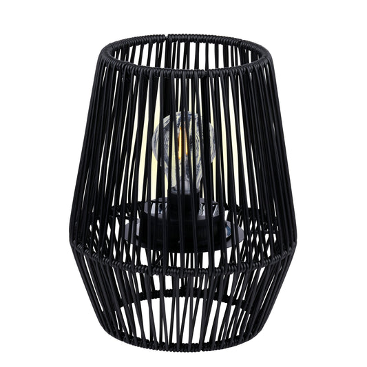 Solar Table Light Black 25Cm - Afanaya