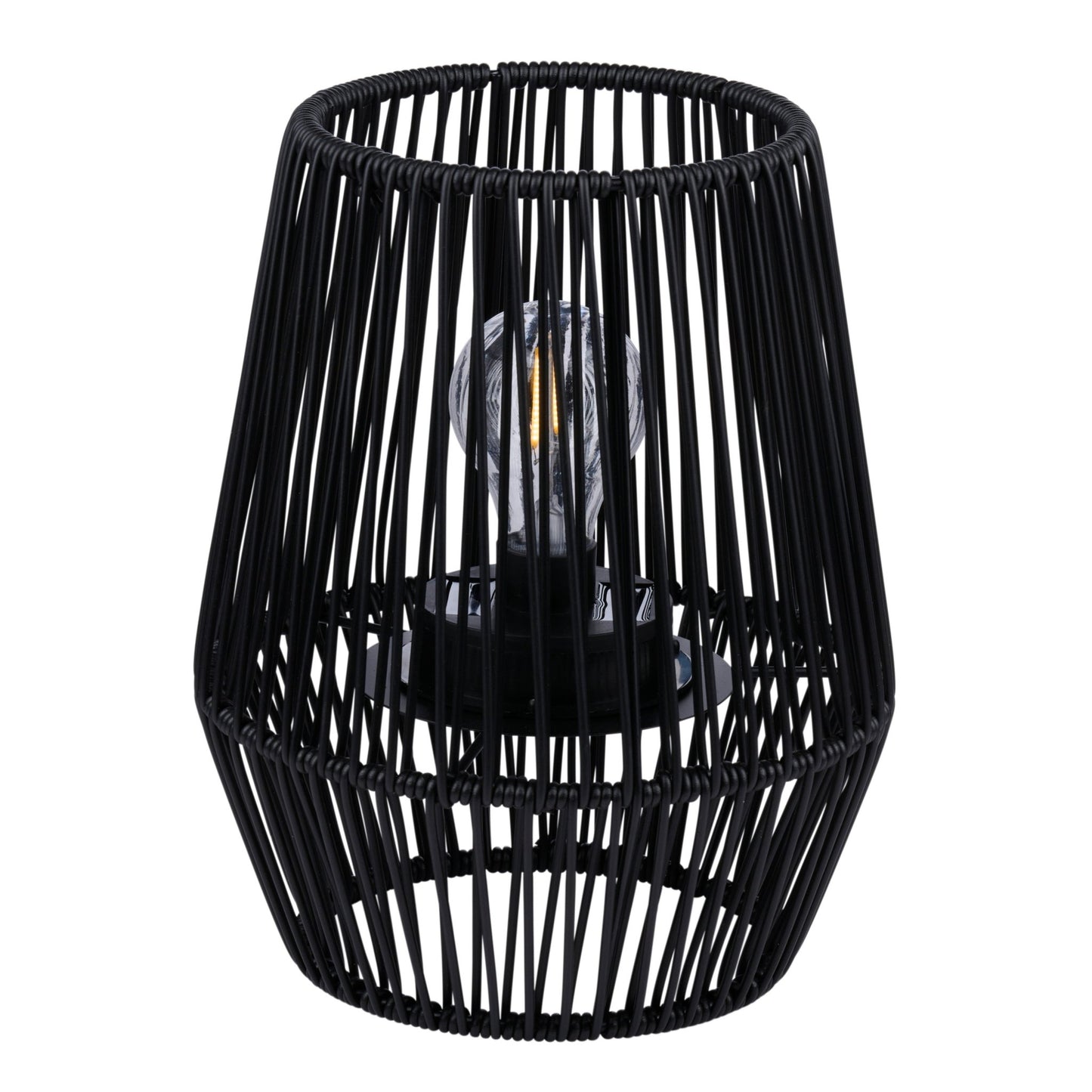Solar Table Light Black 25Cm - Afanaya