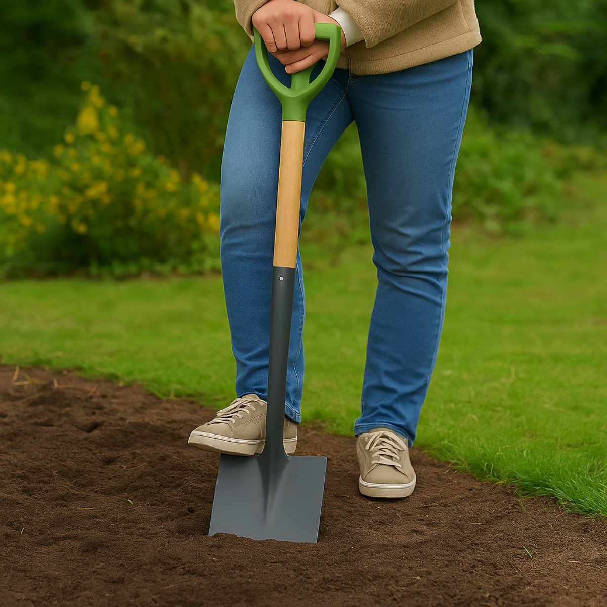Spade Shovel 105X18X5Cm St - Afanaya